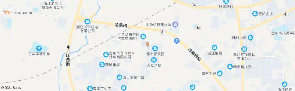 金华大宇医药_公交站地图_金华公交_妙搜公交查询2025