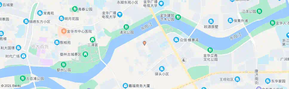 金华中港浅水湾(上浮桥小学)_公交站地图_金华公交_妙搜公交查询2025