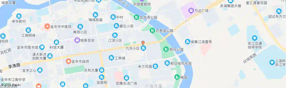 金华李渔东路东阳街口_公交站地图_金华公交_妙搜公交查询2025