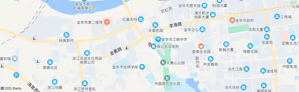 金华金帆街金衢路口_公交站地图_金华公交_妙搜公交查询2025