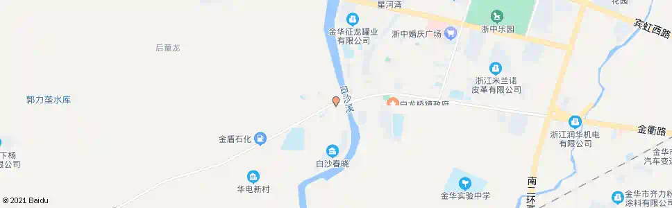 金华金华女中(地质队)_公交站地图_金华公交_妙搜公交查询2025