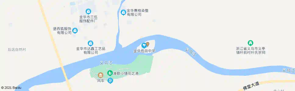 金华低田初中_公交站地图_金华公交_妙搜公交查询2025