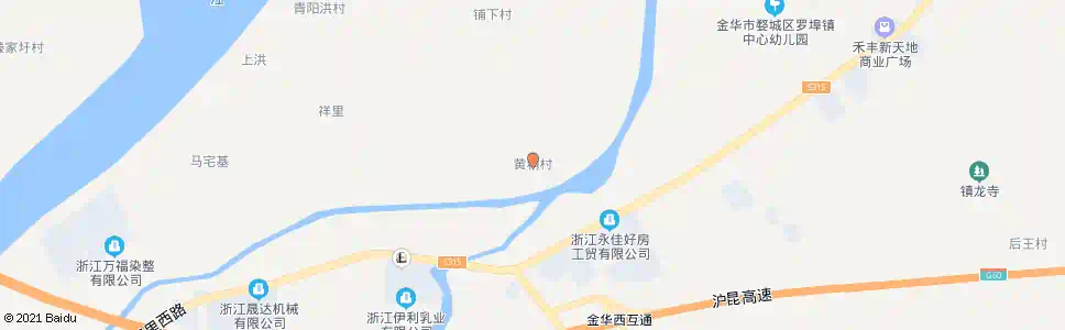 金华黄稍_公交站地图_金华公交_妙搜公交查询2025