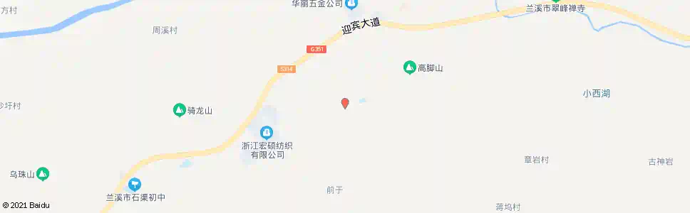金华后畈_公交站地图_金华公交_妙搜公交查询2025