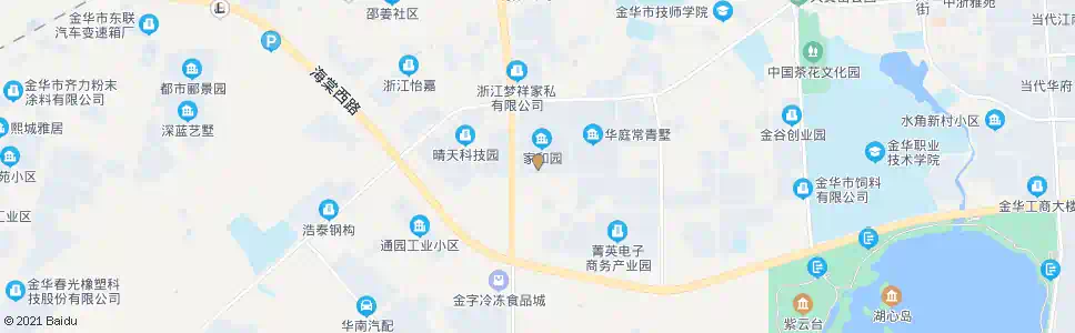金华家和园(金星街)_公交站地图_金华公交_妙搜公交查询2025