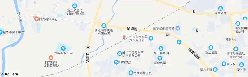 金华白龙桥_公交站地图_金华公交_妙搜公交查询2025