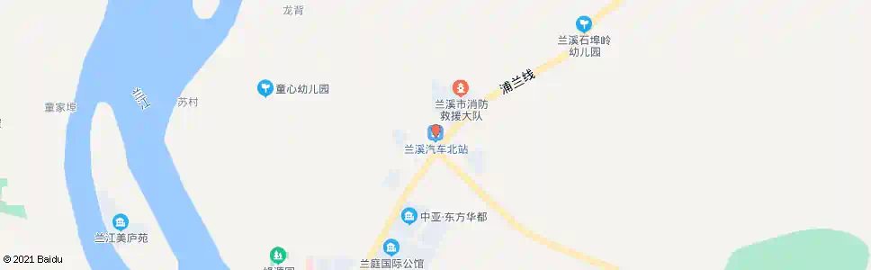 金华兰溪汽车北站_公交站地图_金华公交_妙搜公交查询2025