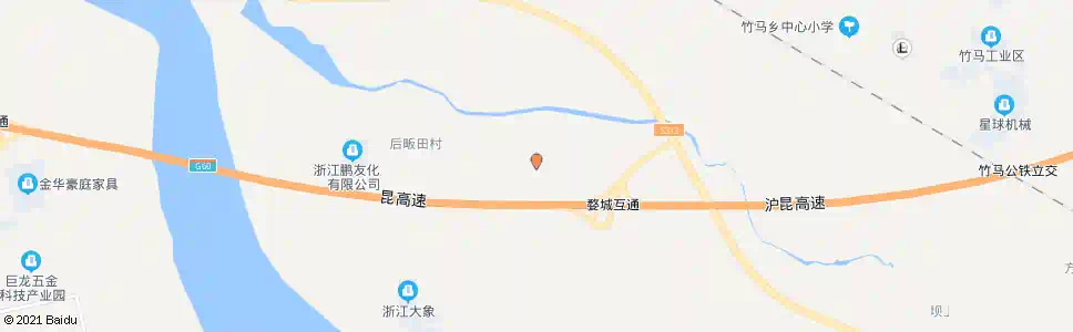 金华马于_公交站地图_金华公交_妙搜公交查询2025