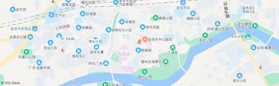金华明月街_公交站地图_金华公交_妙搜公交查询2025