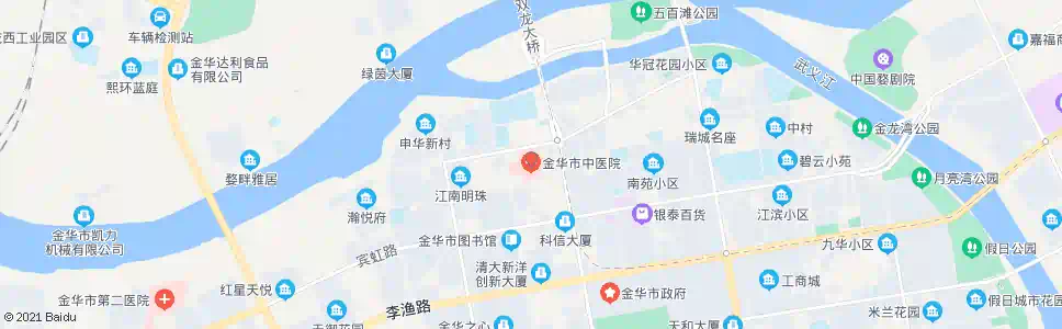 金华中医总院_公交站地图_金华公交_妙搜公交查询2025