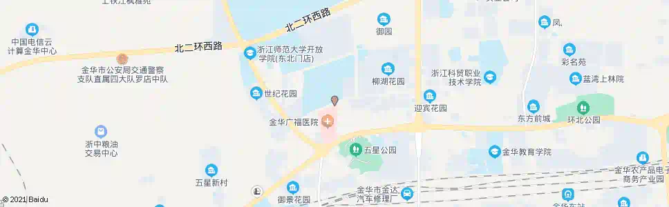 金华金华二中_公交站地图_金华公交_妙搜公交查询2025