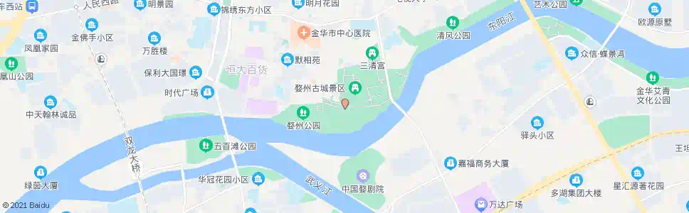 金华八咏楼_公交站地图_金华公交_妙搜公交查询2025