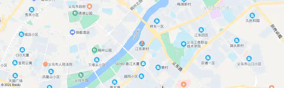 金华江东新村_公交站地图_金华公交_妙搜公交查询2025