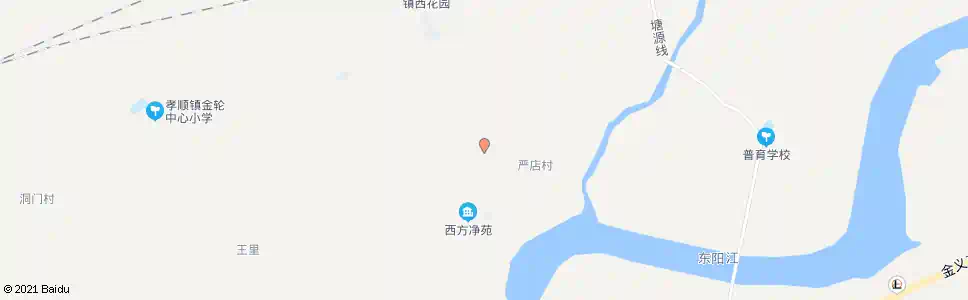 金华严店村_公交站地图_金华公交_妙搜公交查询2025