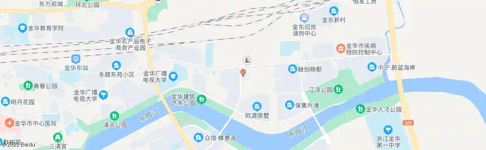 金华江东庭院_公交站地图_金华公交_妙搜公交查询2025