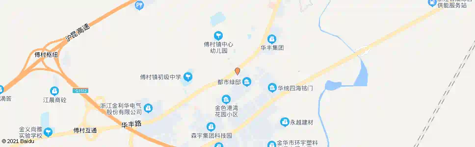 金华付村教堂路口(付村)_公交站地图_金华公交_妙搜公交查询2025