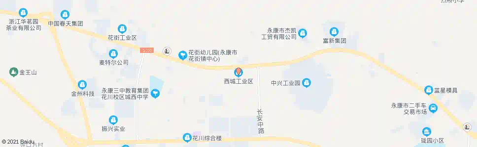 金华西城工业区_公交站地图_金华公交_妙搜公交查询2025