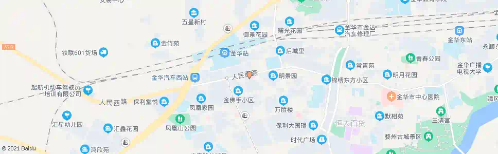 金华同济医院_公交站地图_金华公交_妙搜公交查询2025