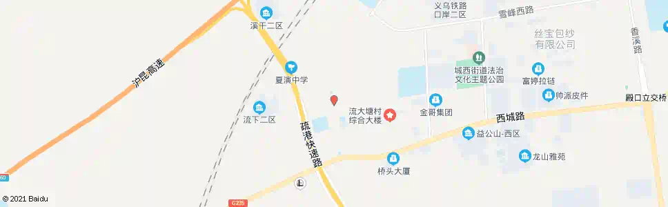 金华夏演_公交站地图_金华公交_妙搜公交查询2025