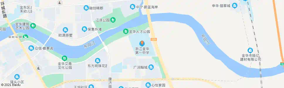 金华金华一中_公交站地图_金华公交_妙搜公交查询2025