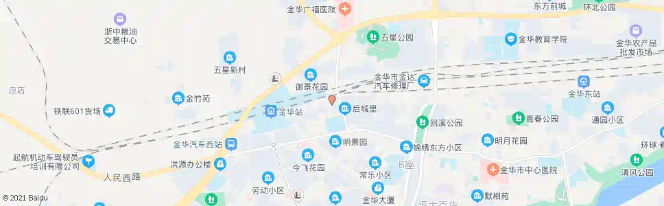 金华婺城公安分局_公交站地图_金华公交_妙搜公交查询2025