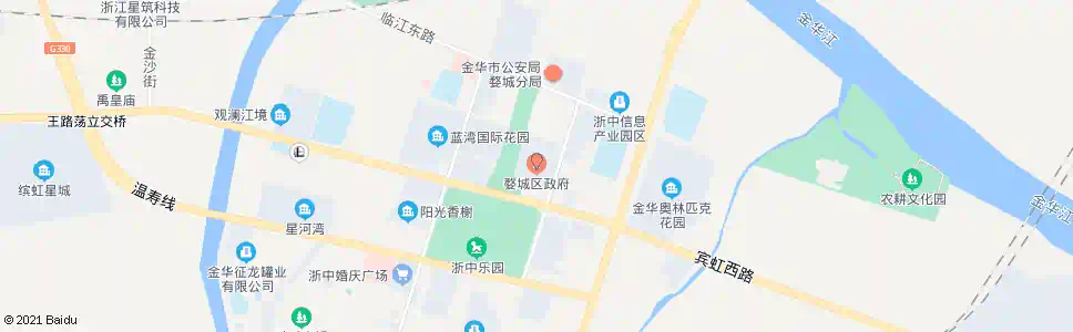 金华婺城区政府_公交站地图_金华公交_妙搜公交查询2025
