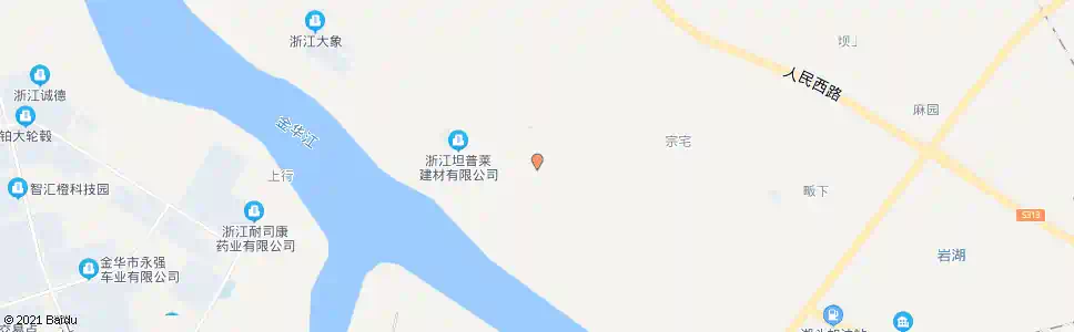 金华坛里郑_公交站地图_金华公交_妙搜公交查询2025