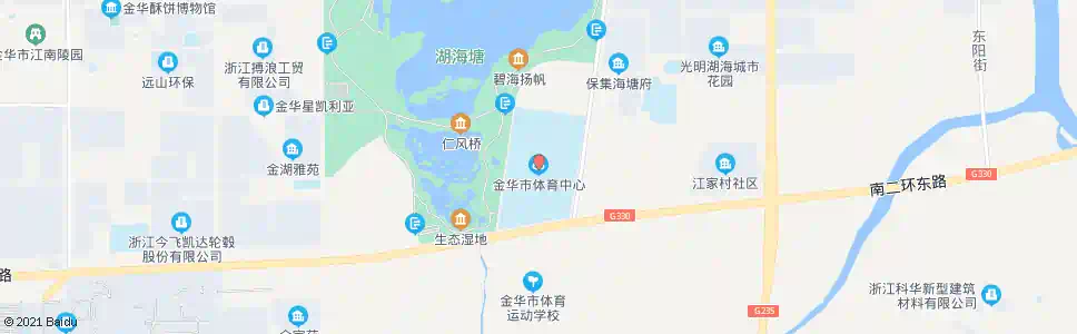金华市体育中心_公交站地图_金华公交_妙搜公交查询2025