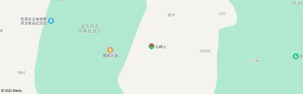 金华尖峰山公墓_公交站地图_金华公交_妙搜公交查询2025