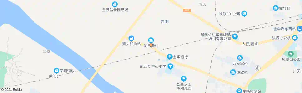 金华湖头西_公交站地图_金华公交_妙搜公交查询2025