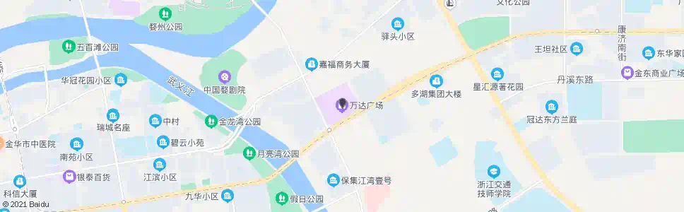 金华万达广场_公交站地图_金华公交_妙搜公交查询2025