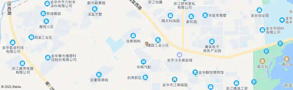 金华徐江工业区_公交站地图_金华公交_妙搜公交查询2025