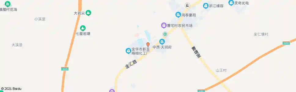 金华曹宅镇政府_公交站地图_金华公交_妙搜公交查询2025