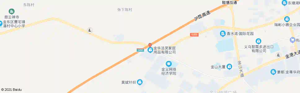 金华鞋塘山头下_公交站地图_金华公交_妙搜公交查询2025