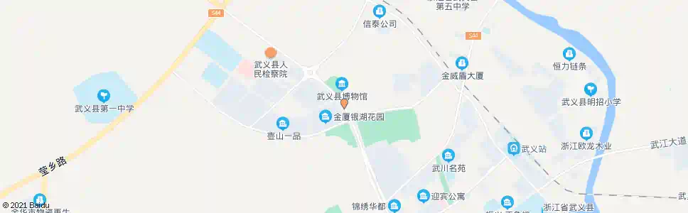 金华银湖花园_公交站地图_金华公交_妙搜公交查询2025
