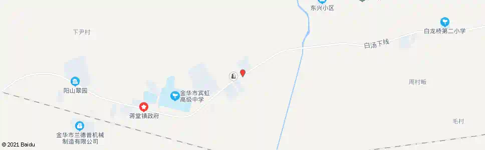 金华西杨村路口_公交站地图_金华公交_妙搜公交查询2025