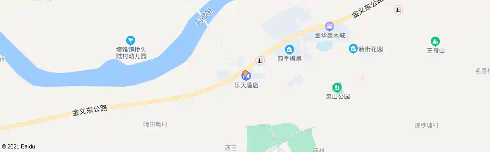 金华下西王_公交站地图_金华公交_妙搜公交查询2025