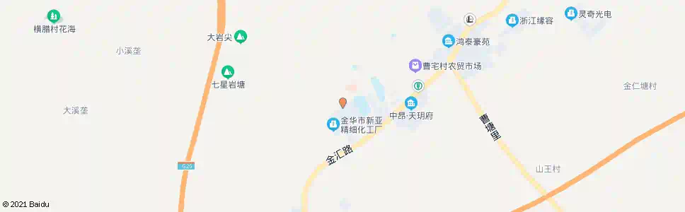 金华曹宅中学_公交站地图_金华公交_妙搜公交查询2025
