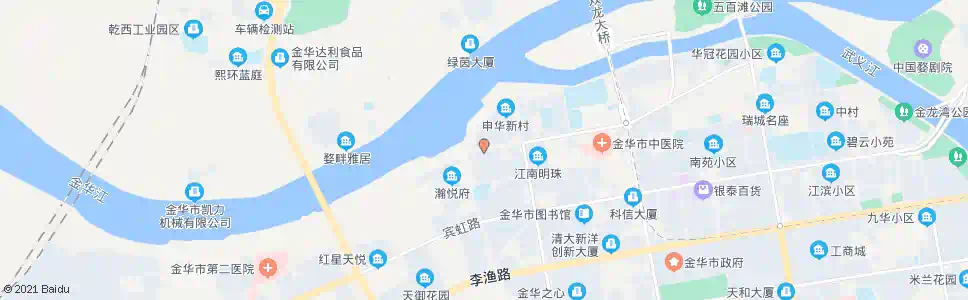 金华河畔花园_公交站地图_金华公交_妙搜公交查询2025