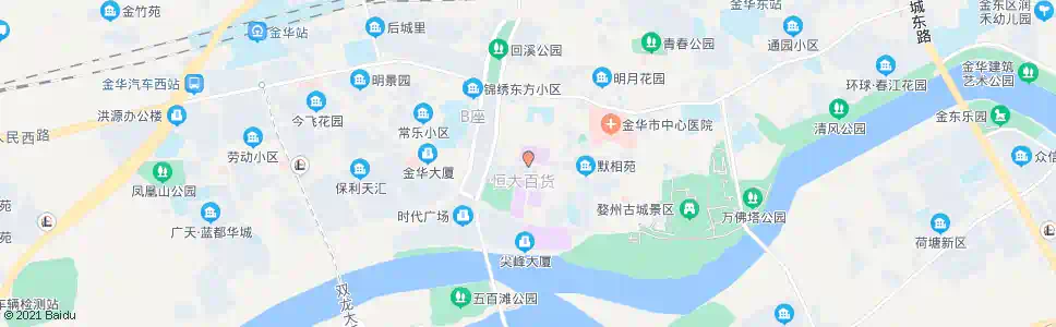 金华兰溪门_公交站地图_金华公交_妙搜公交查询2025
