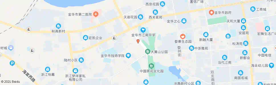 金华金帆街金衢路口(原豪森制衣)_公交站地图_金华公交_妙搜公交查询2025