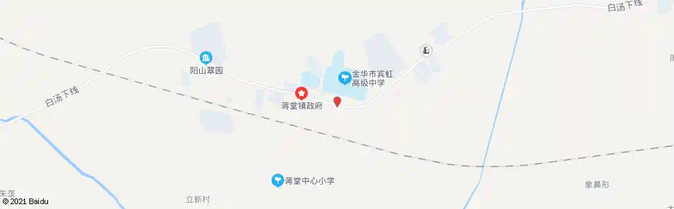 金华宾虹中学南_公交站地图_金华公交_妙搜公交查询2025