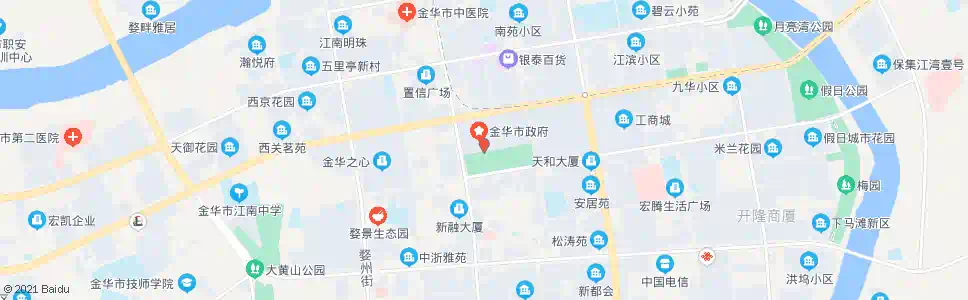 金华临时停靠站(亚峰药厂)_公交站地图_金华公交_妙搜公交查询2025