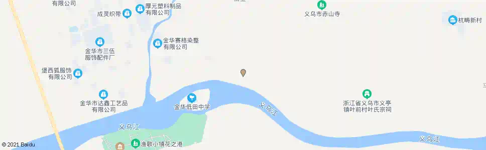 金华上低田_公交站地图_金华公交_妙搜公交查询2025