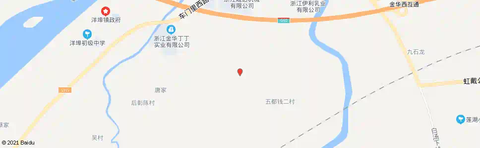 金华洪墈头_公交站地图_金华公交_妙搜公交查询2025