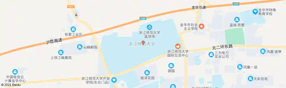 金华浙师大分校_公交站地图_金华公交_妙搜公交查询2025