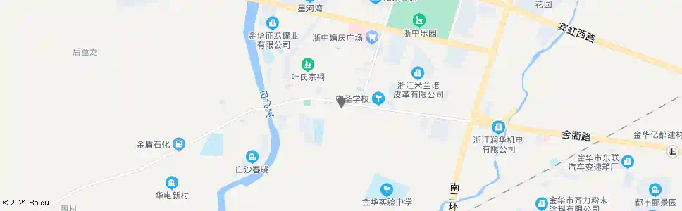 金华临时停靠站(下尹路口)_公交站地图_金华公交_妙搜公交查询2025