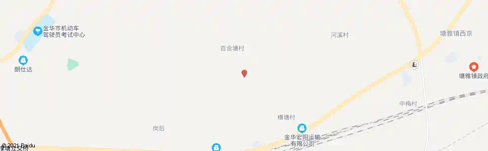 金华百合塘路口_公交站地图_金华公交_妙搜公交查询2025