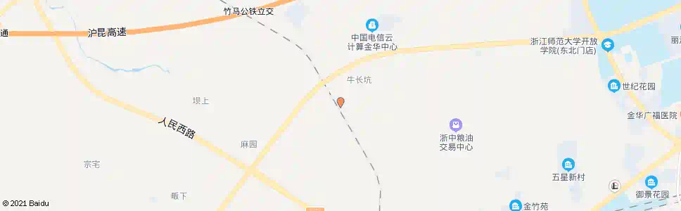 金华牛长坑_公交站地图_金华公交_妙搜公交查询2025