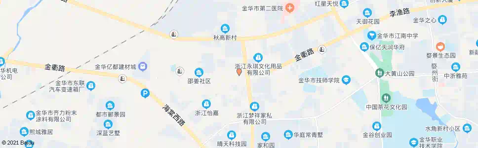 金华秋滨工业园_公交站地图_金华公交_妙搜公交查询2025